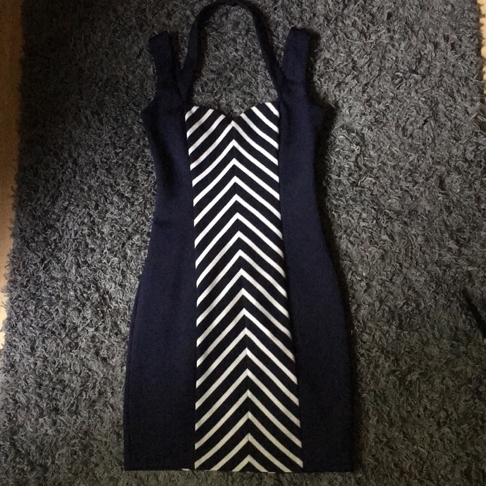 Guess Navy Bodycon Dress
